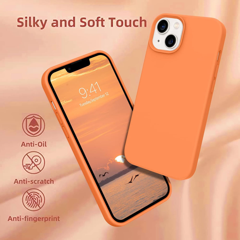 MAVRS Compatible with iPhone 12 Pro Max Case 6.7 inch(2020),[Silky and Soft Touch Series] Premium Soft Liquid Silicone Rubber Full-Body Protective Bumper Case for iPhone 12 Pro Max