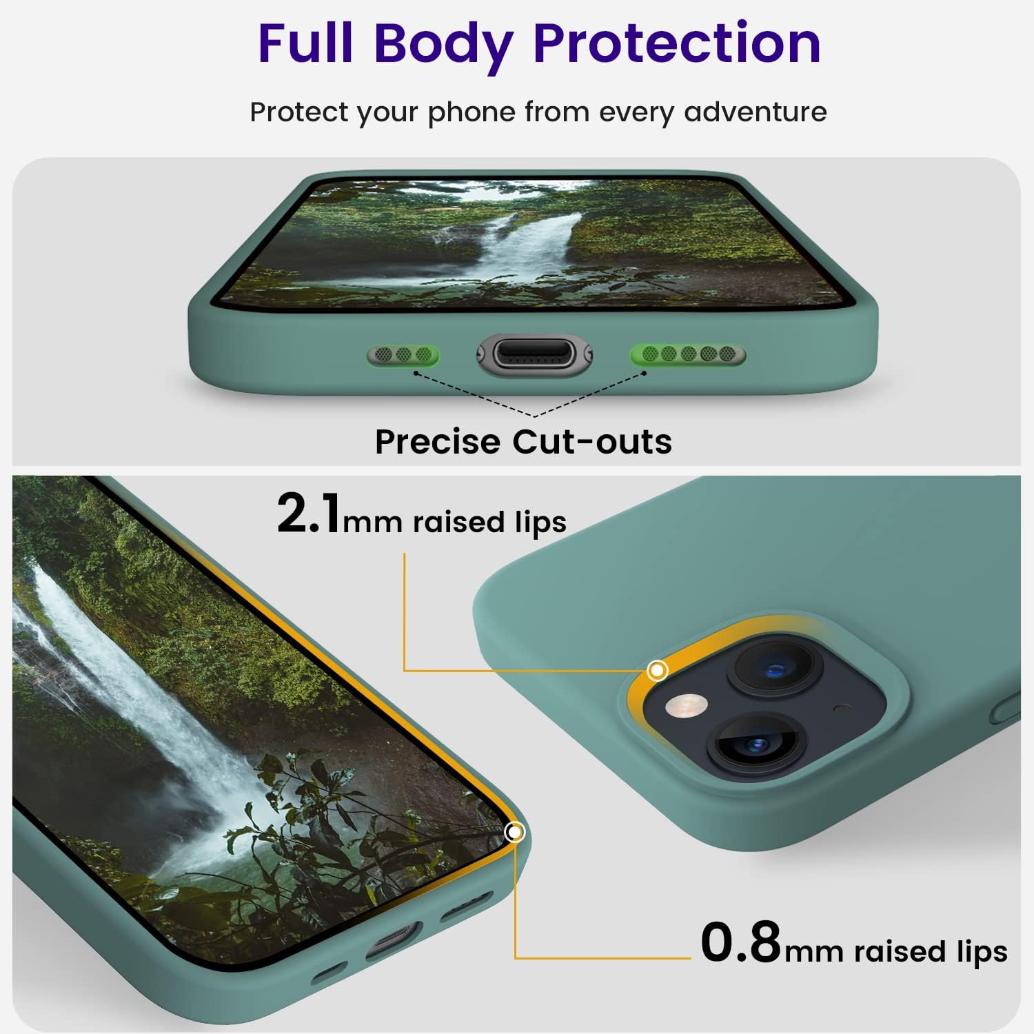 MAVRS Compatible with iPhone 12 Pro Max Case 6.7 inch(2020),[Silky and Soft Touch Series] Premium Soft Liquid Silicone Rubber Full-Body Protective Bumper Case for iPhone 12 Pro Max