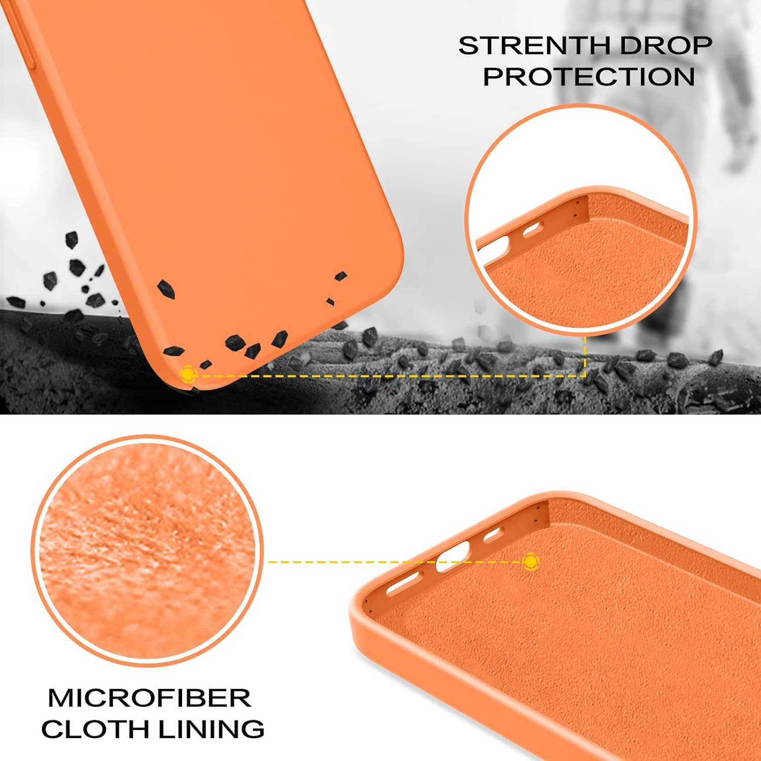 MAVRS Compatible with iPhone 12 Pro Max Case 6.7 inch(2020),[Silky and Soft Touch Series] Premium Soft Liquid Silicone Rubber Full-Body Protective Bumper Case for iPhone 12 Pro Max