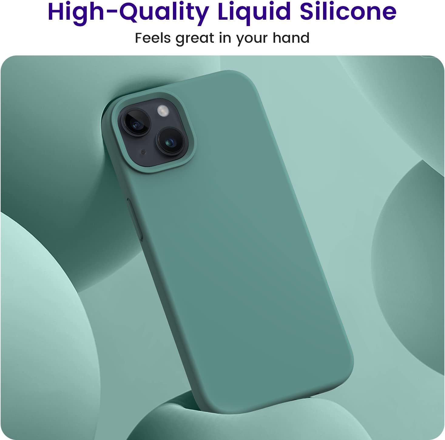MAVRS Compatible with iPhone 12 Pro Max Case 6.7 inch(2020),[Silky and Soft Touch Series] Premium Soft Liquid Silicone Rubber Full-Body Protective Bumper Case for iPhone 12 Pro Max