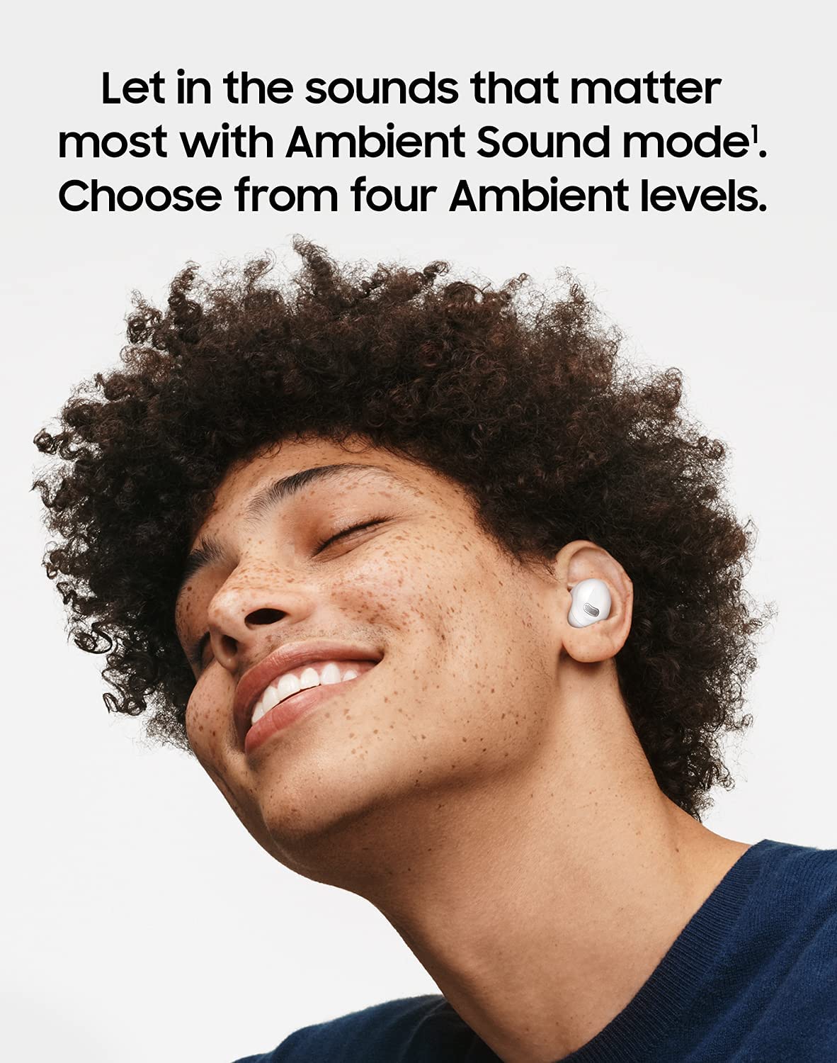 Buds Pro Headphones True Wireless Headsets Bluetooth Earbuds w/ Noise Cancelling, Hi-Fi Sound Earphones, 360 Audio, Comfort Ear Fit, HD Voice, Conversation Mode, IPX7 Water Resistant ( White )
